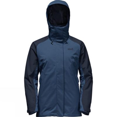 Chaquetas Jack Wolfskin Altiplano 3-in-1 Hombre Azul Marino - Chile WIQ852410